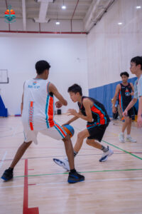 Harbor Sports Academy players driving and defending during tournament action